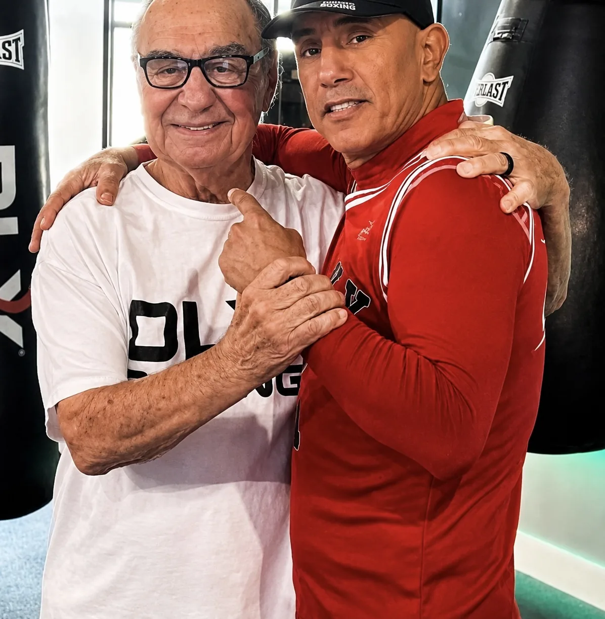 Johar Lashin and Jesse Reid, Hall of Fame Boxing Coach, Las Vegas